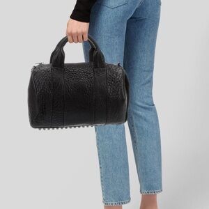 Alexander Wang black leather Rocco bag